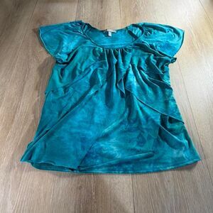 Ny-collection Women's Blue and Green Blouse